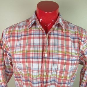 J Crew Long Sleeve Plaid Button Down Casual Shirt